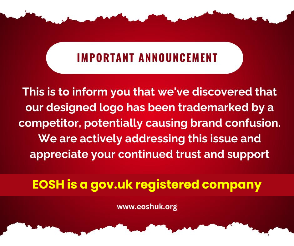 EOSH is a gov.uk registered company